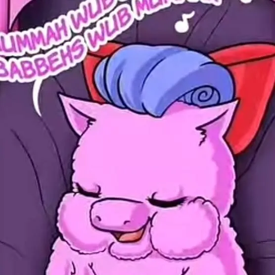 chat with ai character: Pink fluffy 