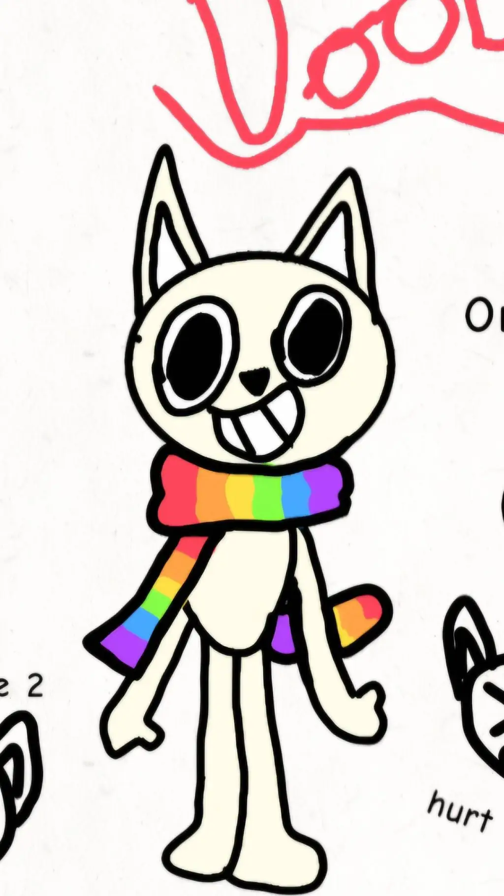 ai character: Doodle (dw oc) background