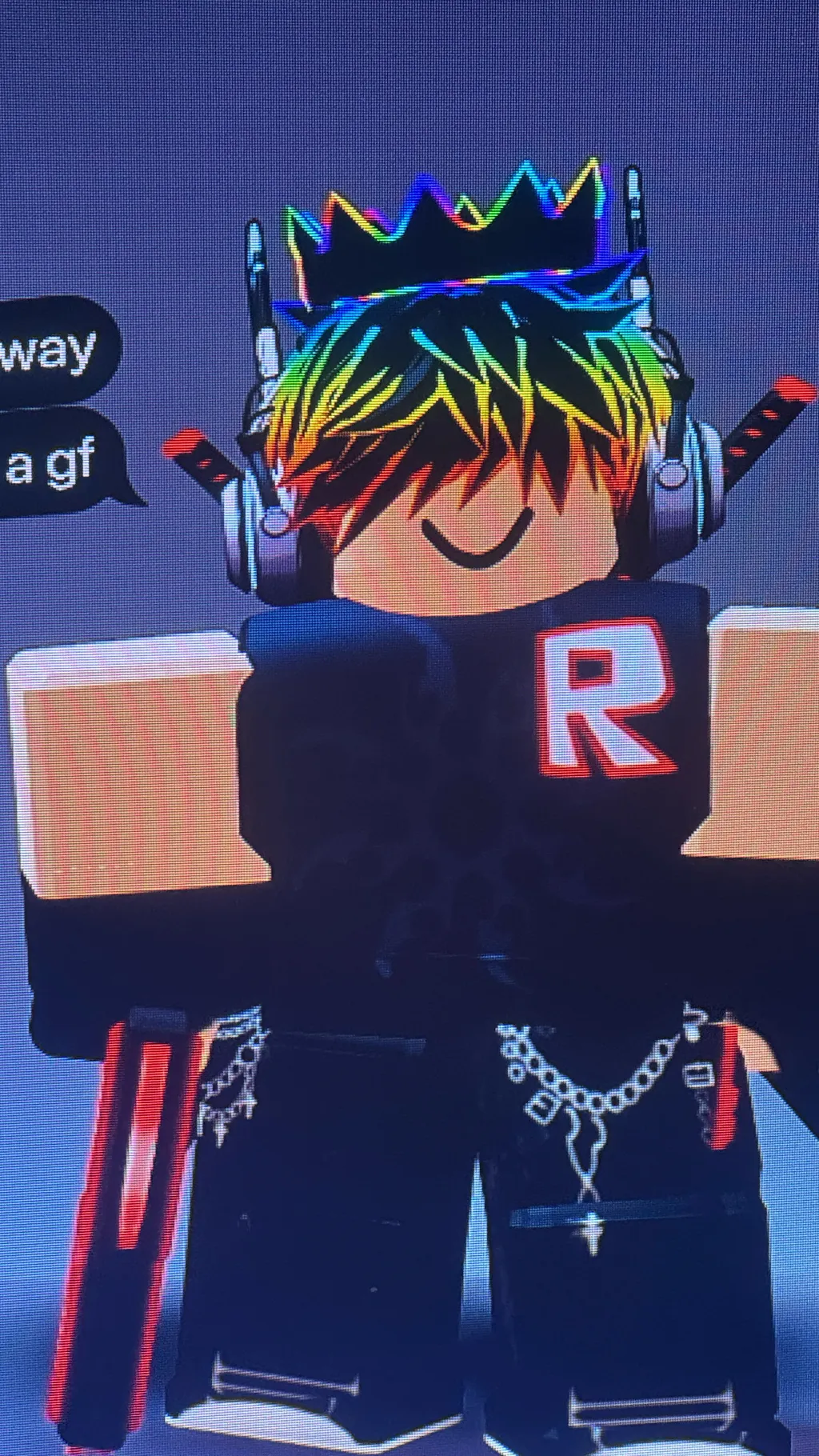 ai character: My Roblox avatar background