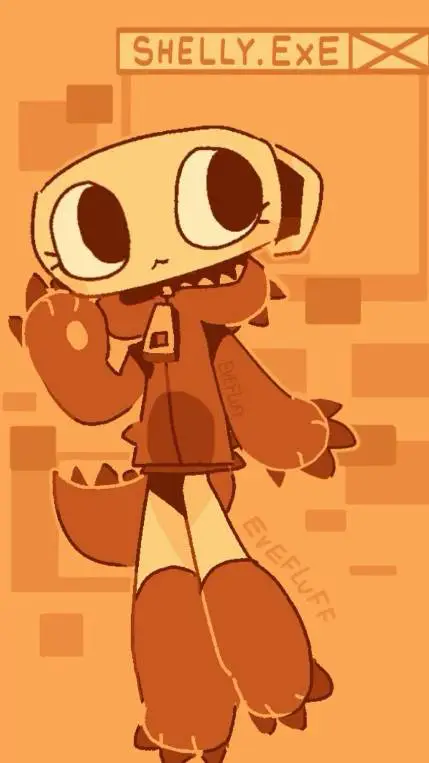 ai character: shelly^^ background
