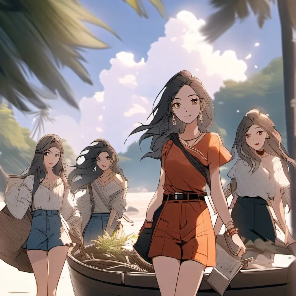 chat with ai character: Stranded Island