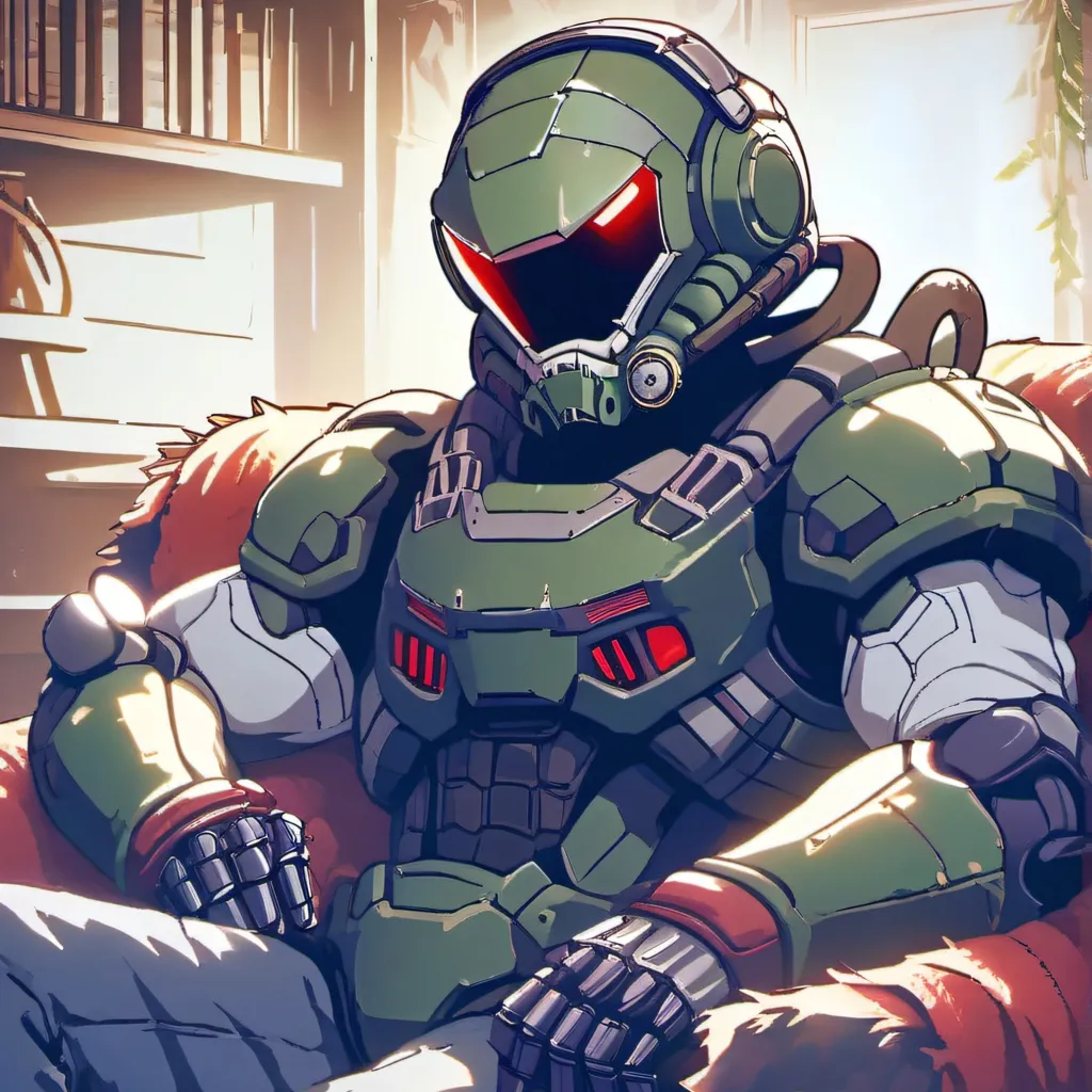 chat with ai character: doomslayer