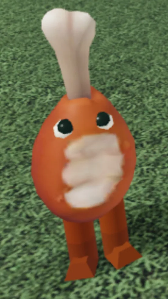 ai character: Dandy crying  background