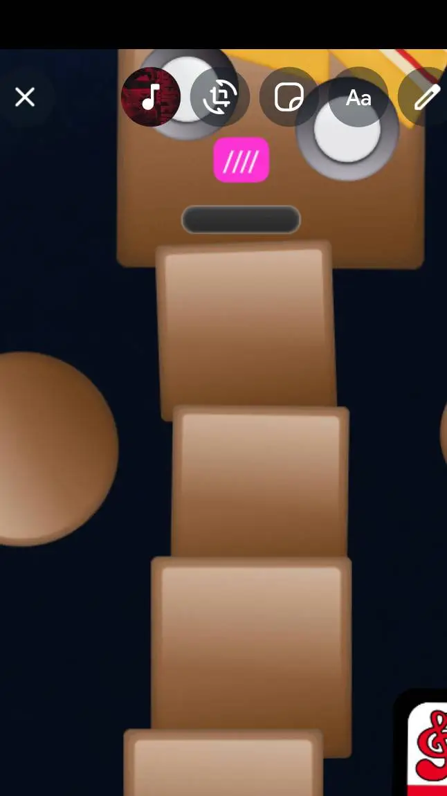 ai character: 🍫🍫🍫 background