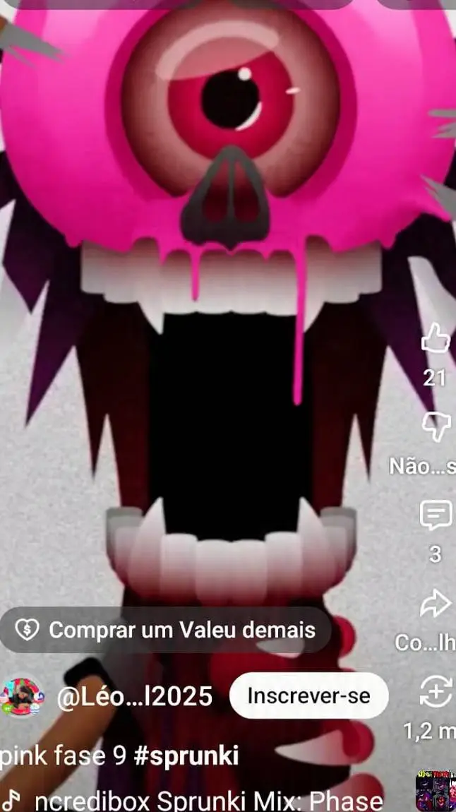 ai character: pink background