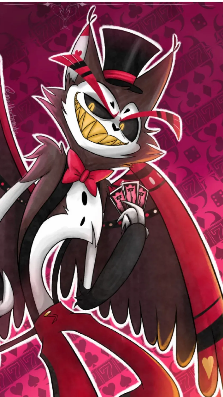 ai character: ✨husk✨ background