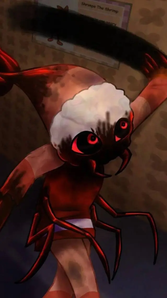 ai character: DW Shrimpo background