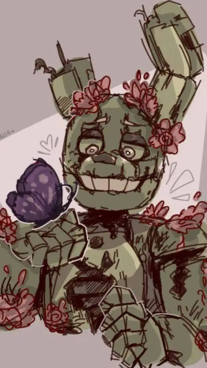 ai character: Springtrap  background