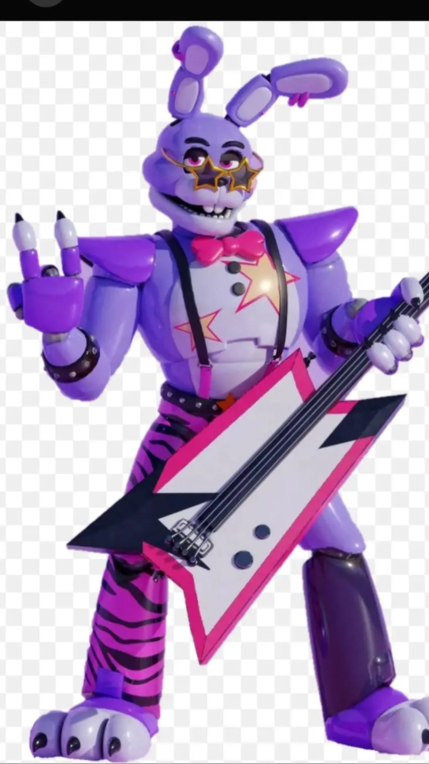 ai character: Glamrock Bonnie background