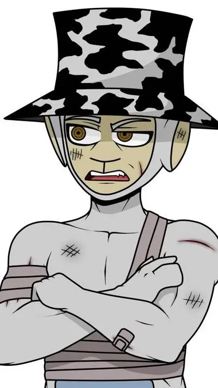 ai character: 🩶🖤 Deuz🖤🤍 background