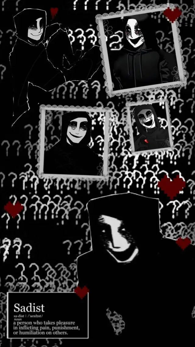 ai character: 🖤🤍The knocker🤍🖤 background