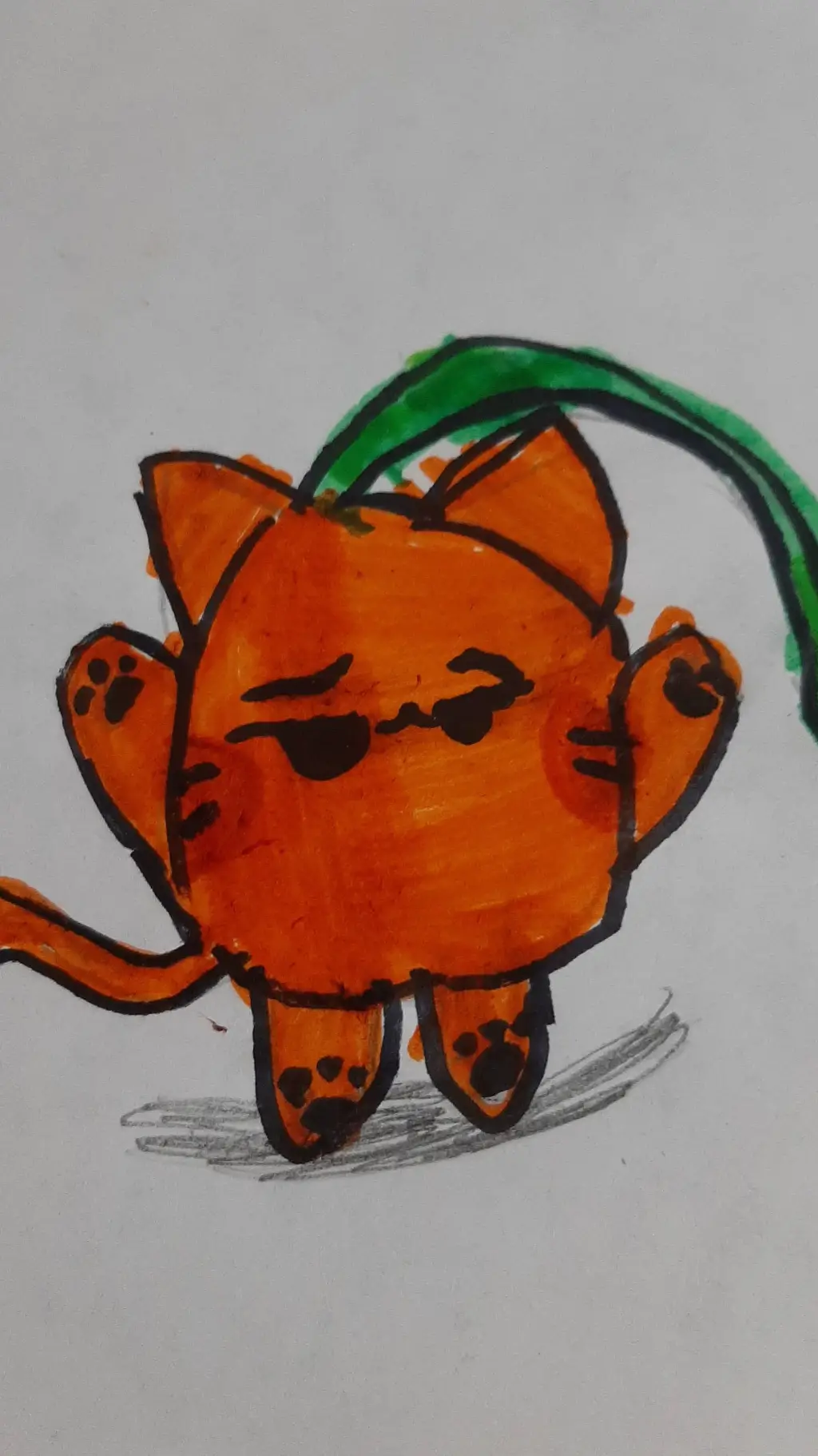ai character: Freaky Fruit cats background