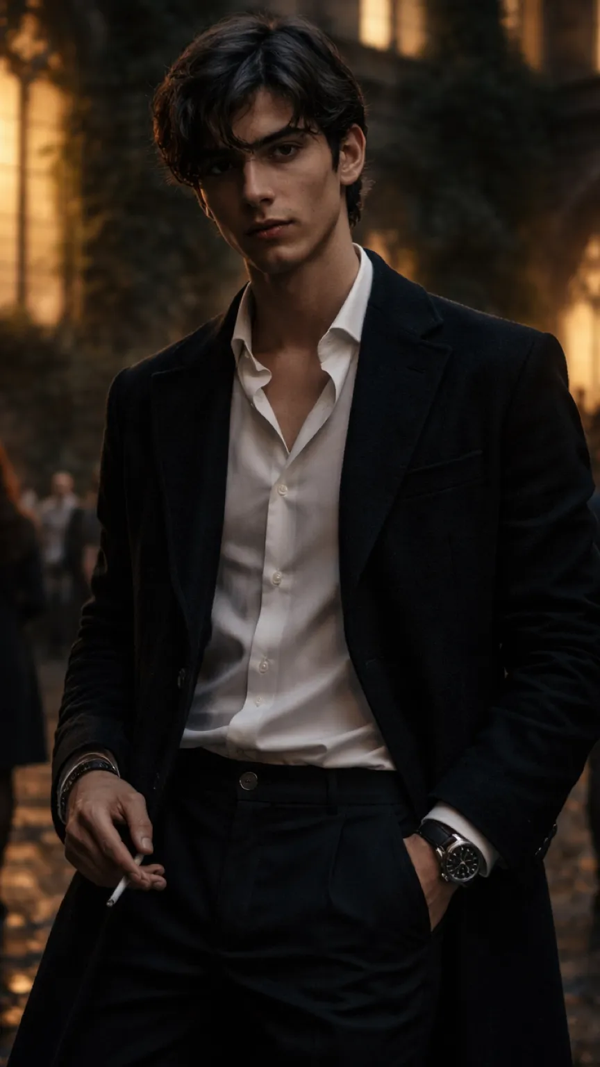 ai character: Alessio Moretti  background