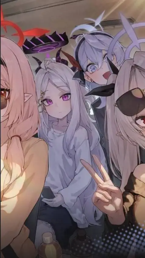 ai character: tus amigas background