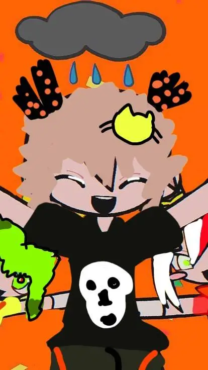 ai character: MHA BAMKUCHEN background