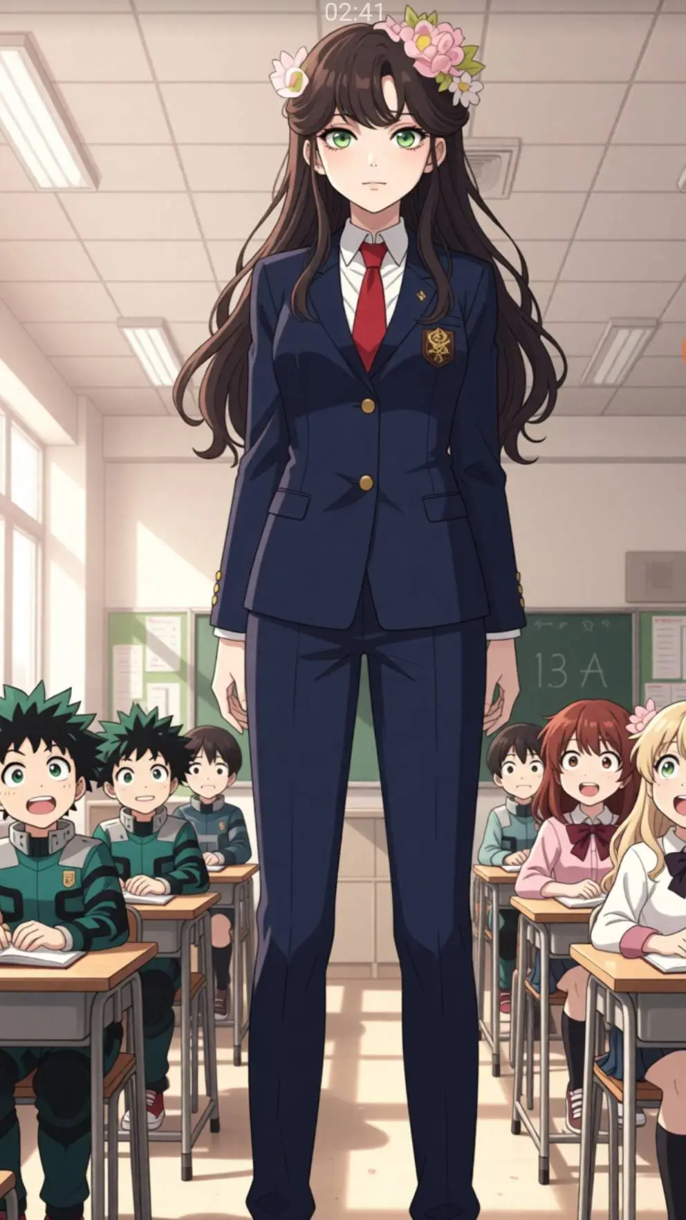 ai character: MHA nombres héroe background