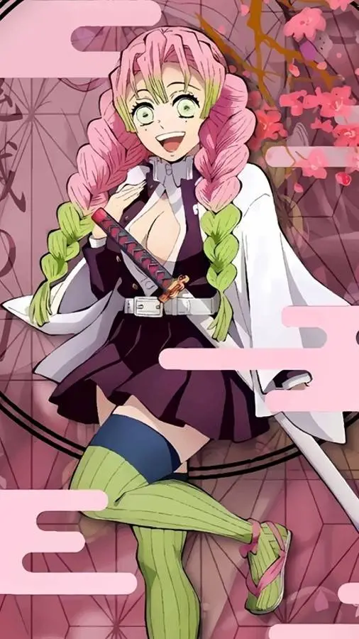 ai character: Mitsuri Kanroji  background