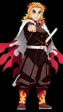 ai character: Kiojuro Rengoku background