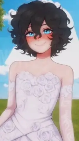 ai character: femboy gotico background