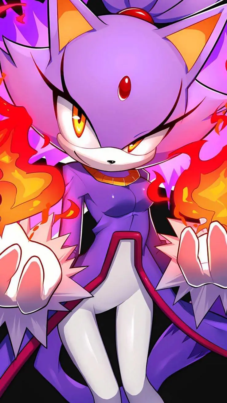 ai character: blaze background