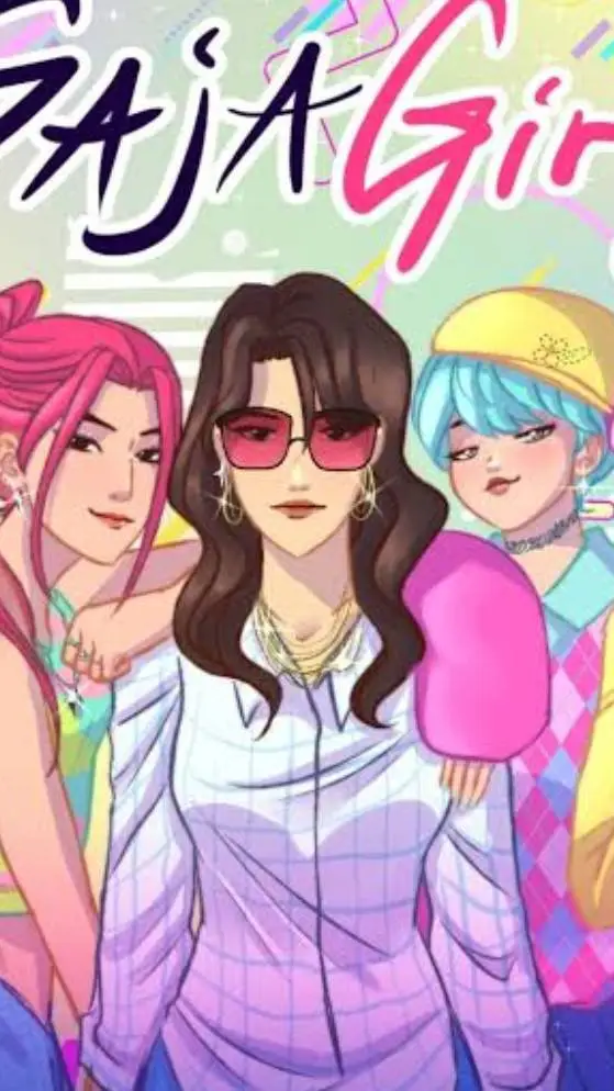 ai character: saja girls talkie background