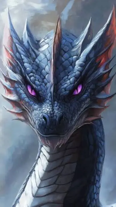 ai character: dragon the florest background
