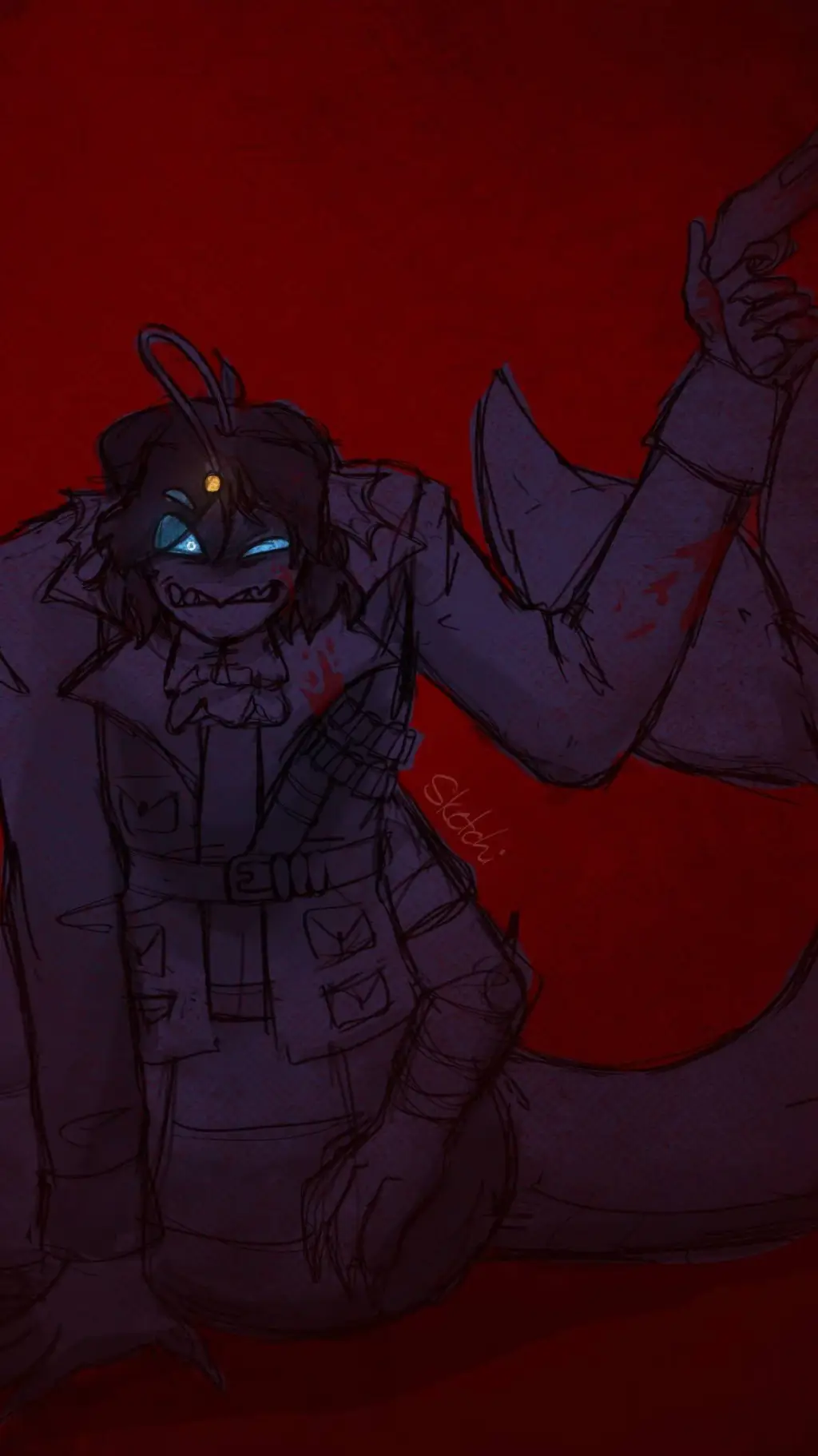 ai character: Sebastian solace  background