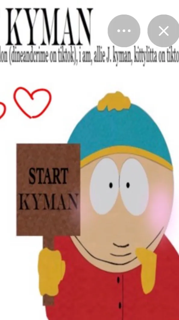 ai character: Kyman💚❤️ background