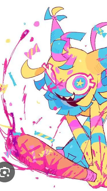 ai character: yatta 💛🩵🩷 dw background