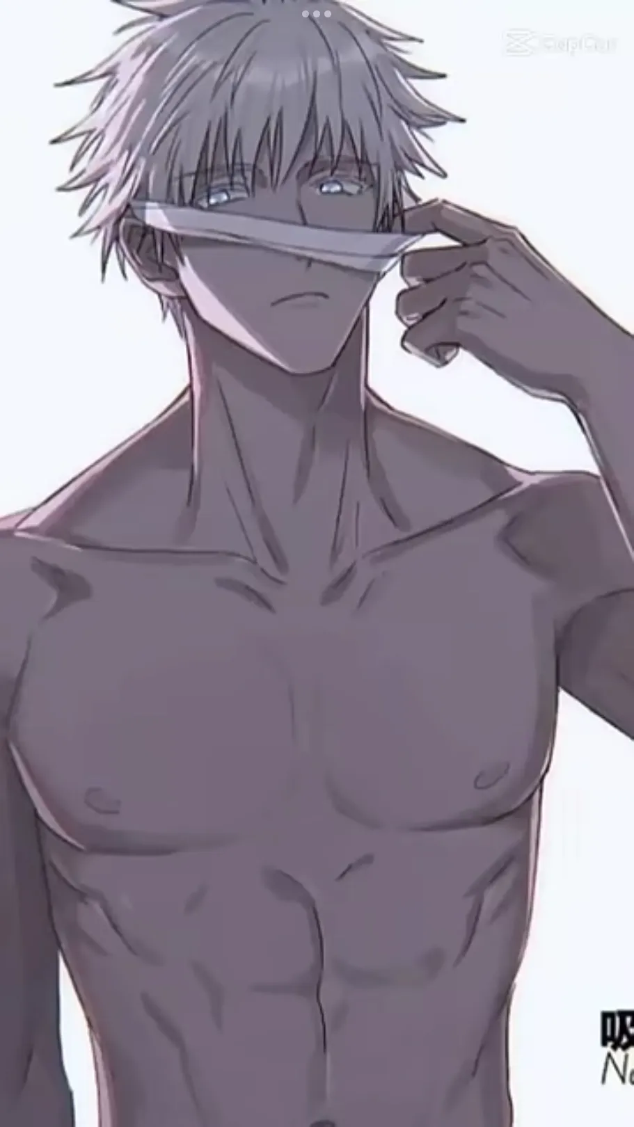 ai character: Hot gojo background