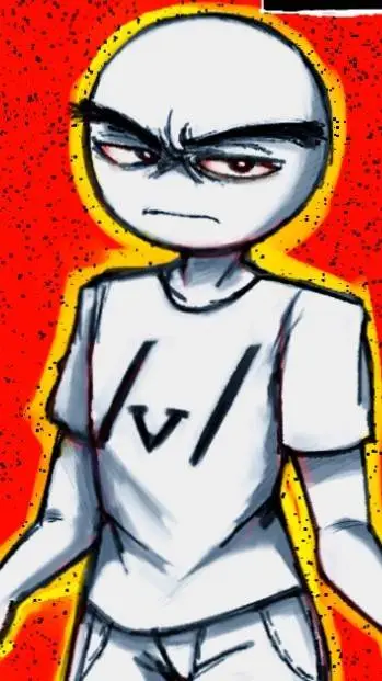 ai character: /v/-tan background