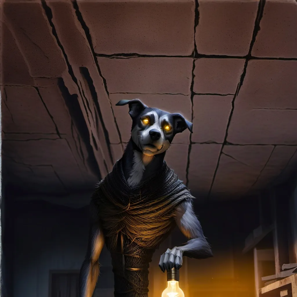 chat with ai character: horror dog?