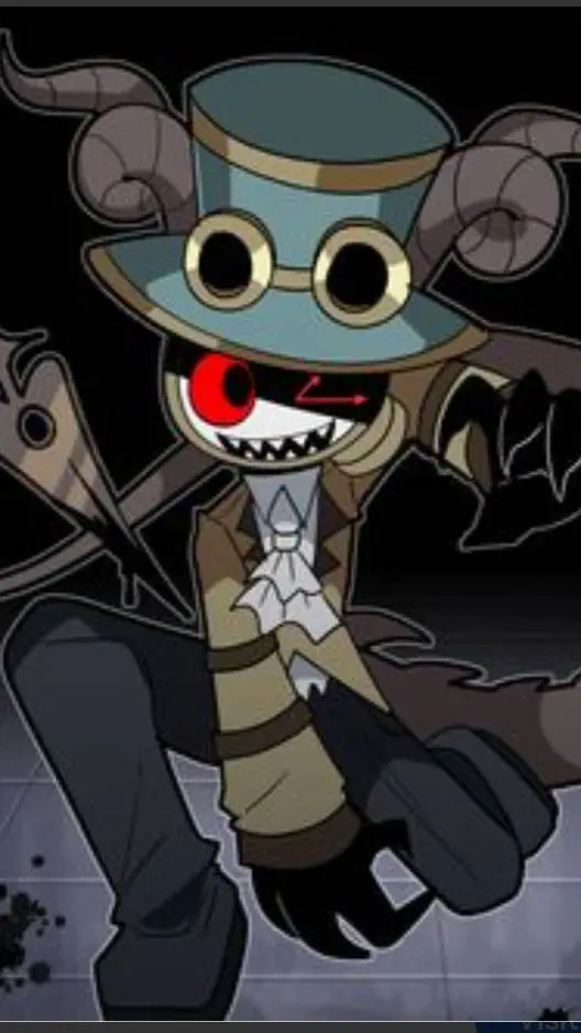 ai character: Mr. clock  background