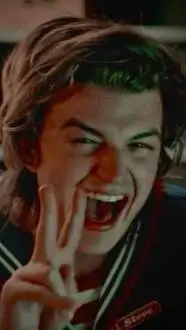ai character: Steve harrington  background