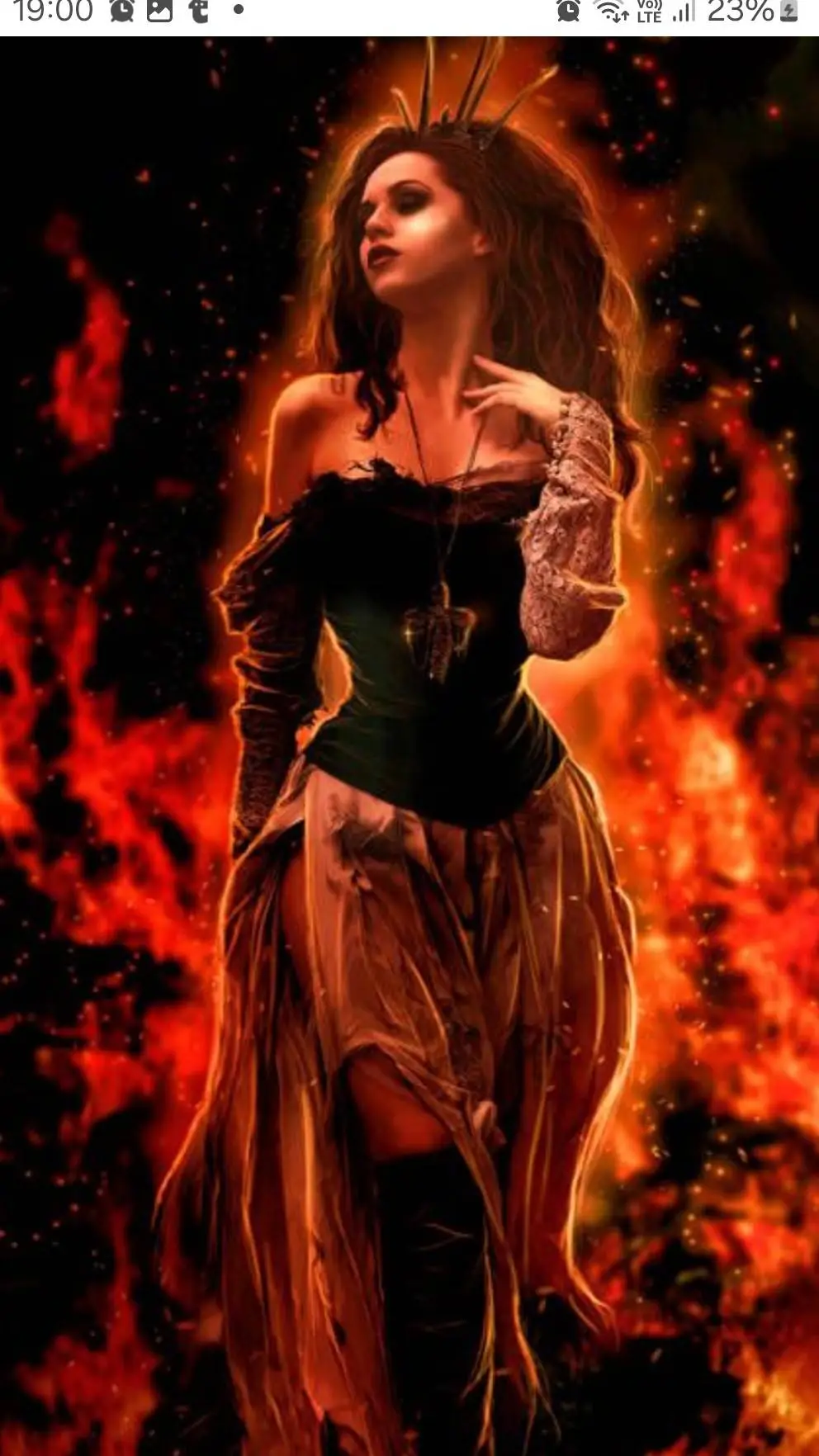 ai character: Firefox x Fireball background