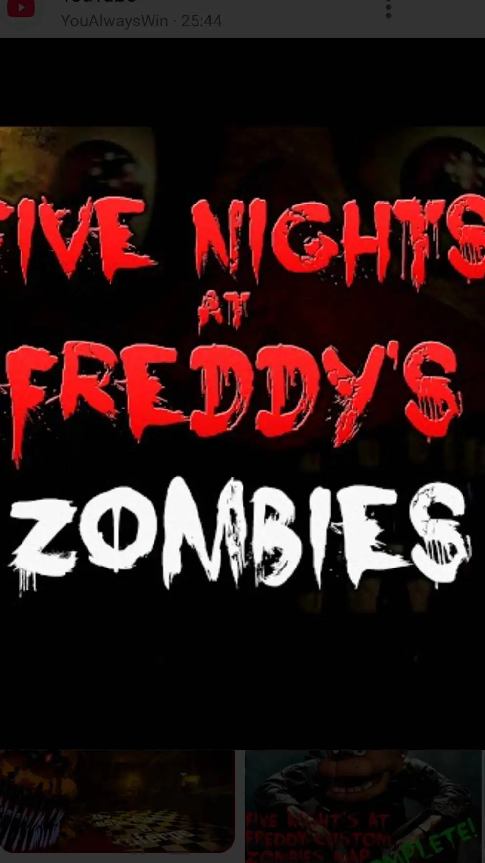 ai character: Zombies VS FNAF background