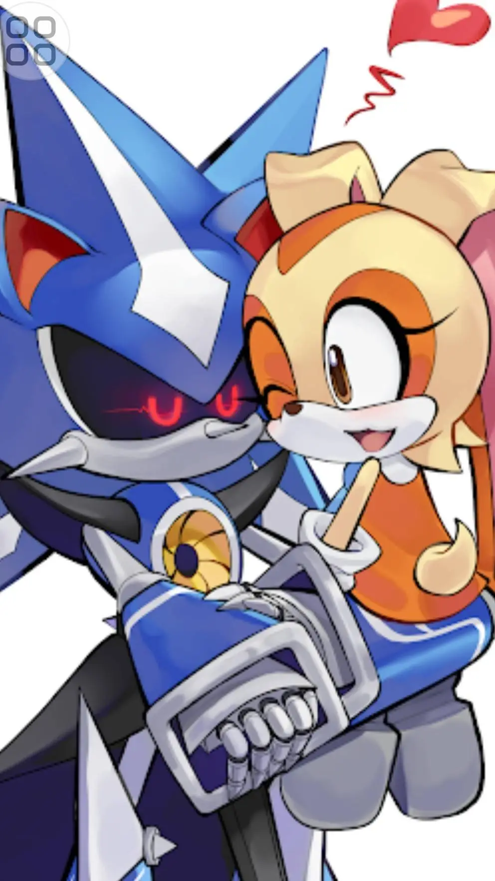 ai character: Metal Sonic&Cream  background