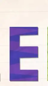 ai character: A E I O U background