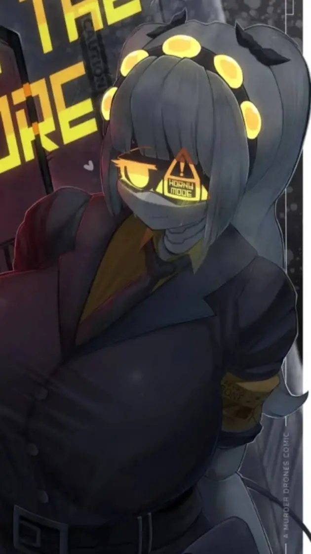 ai character: J murder drones  background