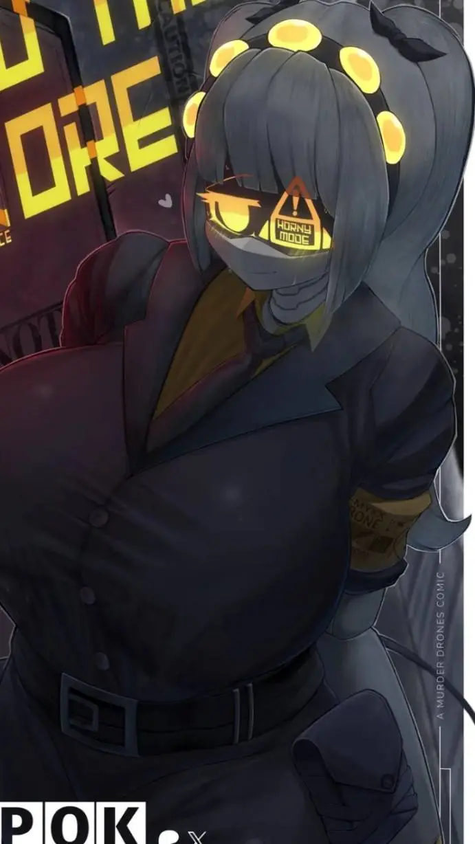ai character: J murder drones  background