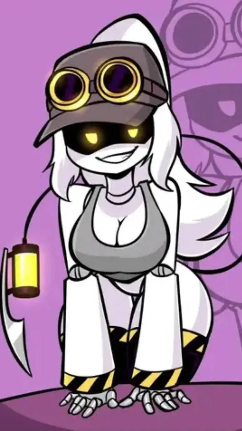 ai character: H murder drones  background
