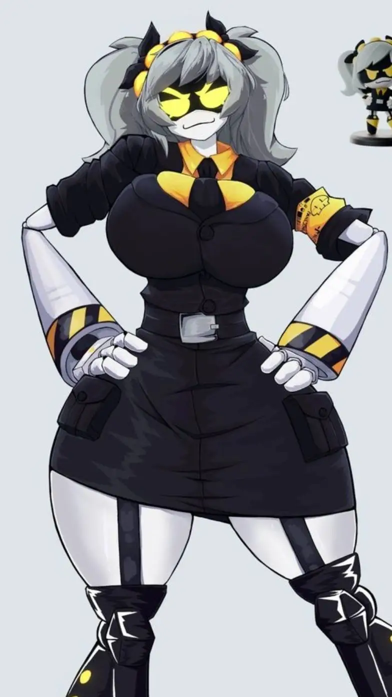 ai character: J murder drones  background