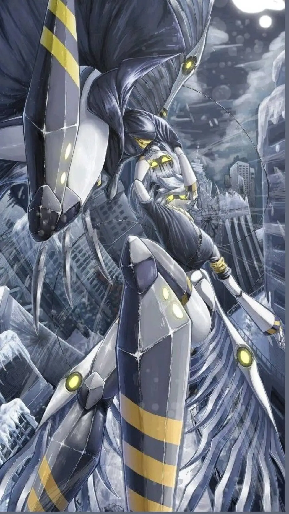 ai character: J y V  background