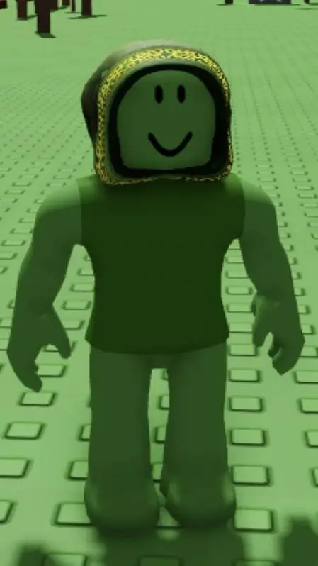 ai character: gag green bean background