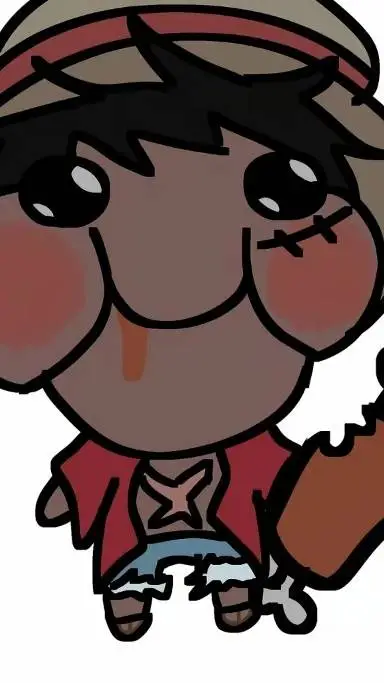 ai character: luffy  background