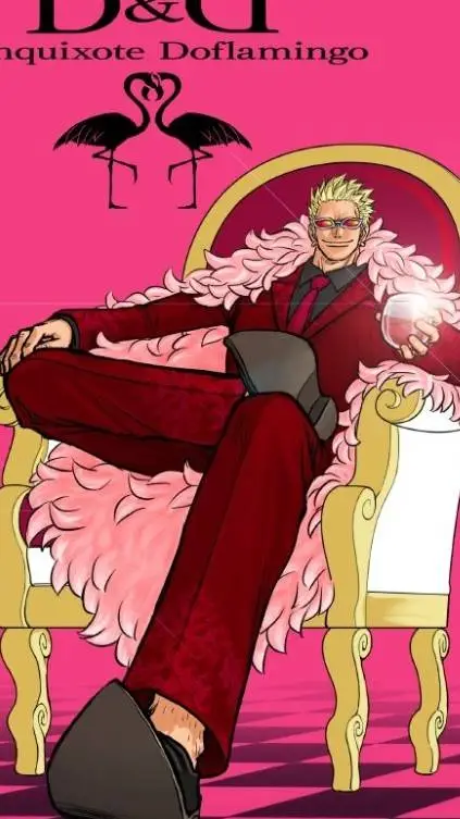 ai character: doflamingo  background