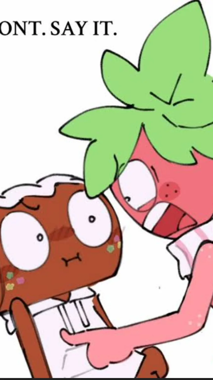 ai character: Fruitcake(arguing) background