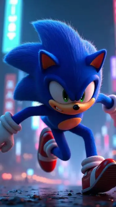 ai character: CH Meet Sonic background