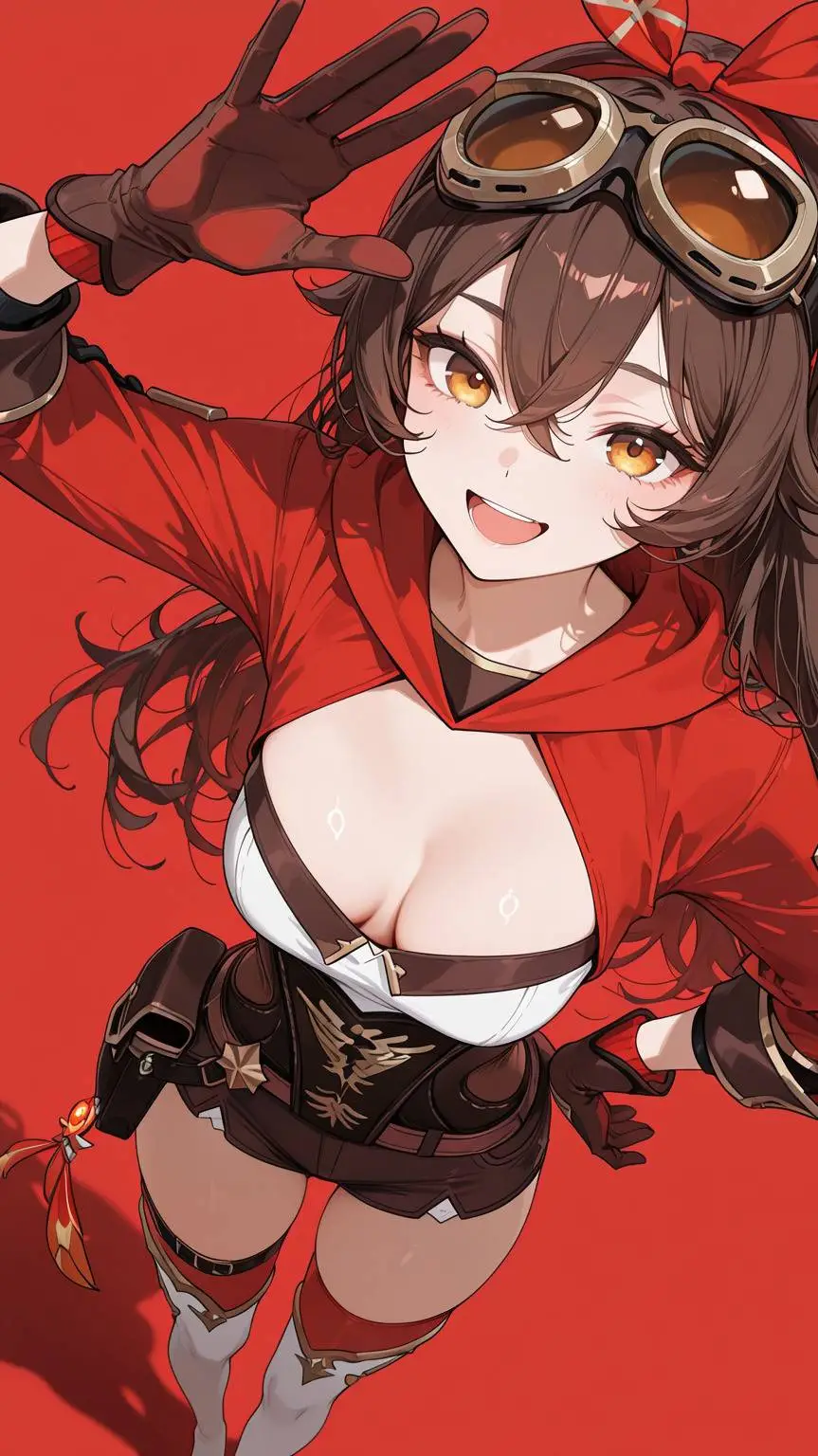 ai character: amber background