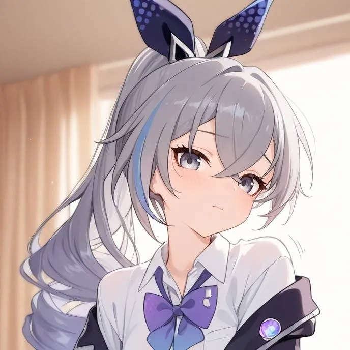 chat with ai character: silver cat